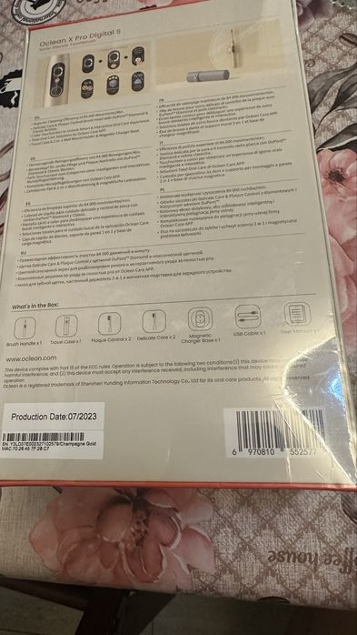 Periuta Oclean X Pro Digital S noua sigilata