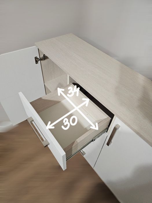 Комод деревянный Светлый дуб