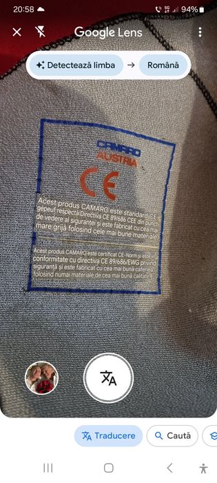 Costum scufundări Camaro Austria L.