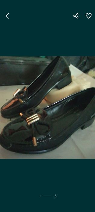 Кожаные красивые туфли