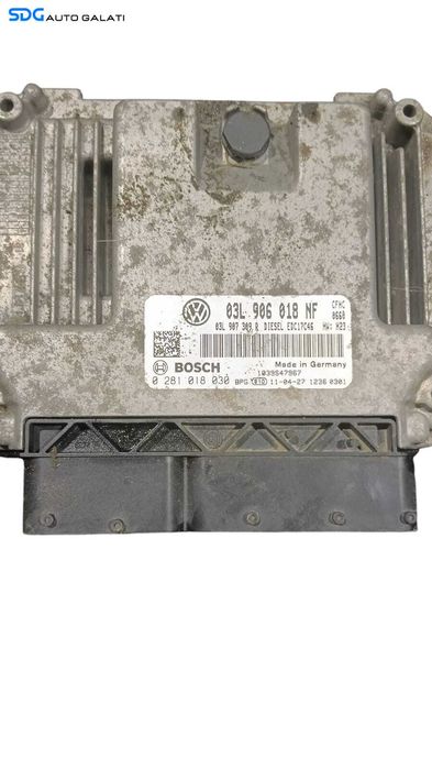ECU Calculator Motor Volkswagen Caddy 3 2.0 TDI CFHC 2011 - 2015 Cod 03L906018NF 0281018030 [M8701]