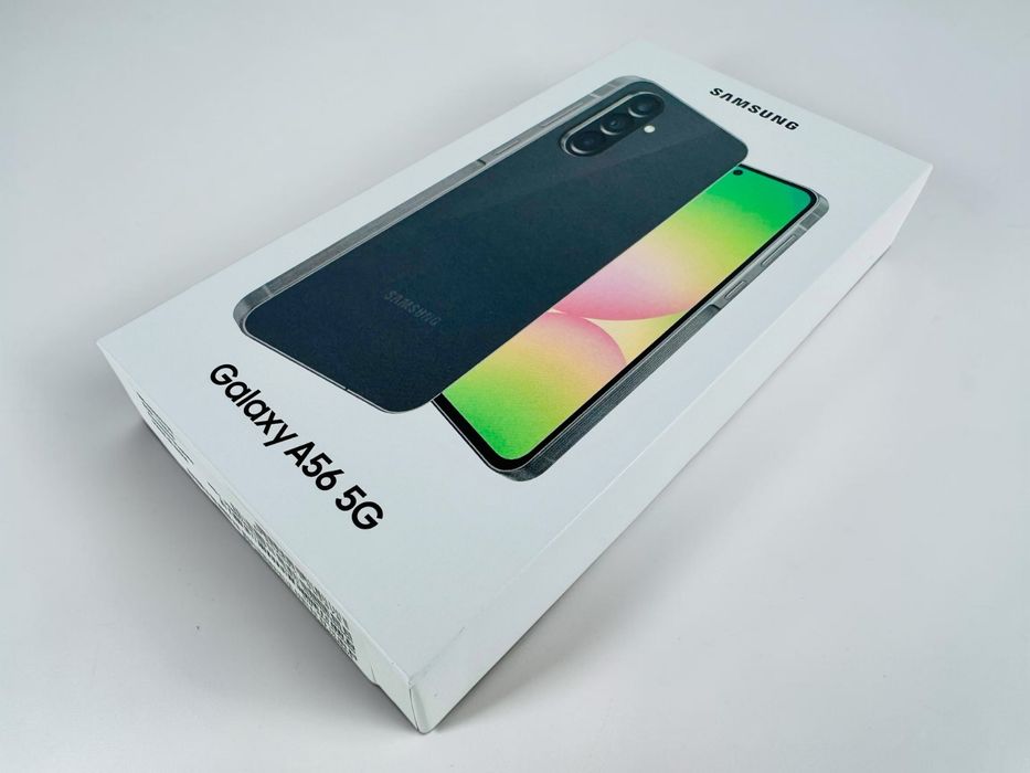 Samsung Galaxy A56 5G 128GB 8RAM Graphite НЕРАЗПЕЧАТАН! 2г. Гаранция!