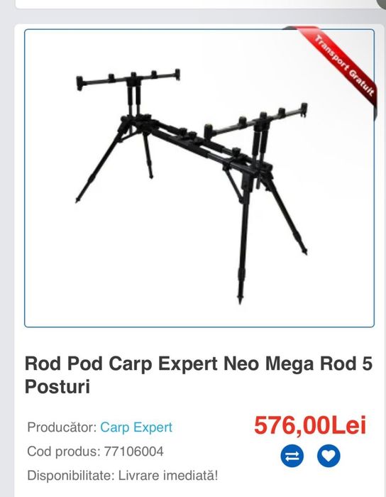 Vând rod pod cinci posturi