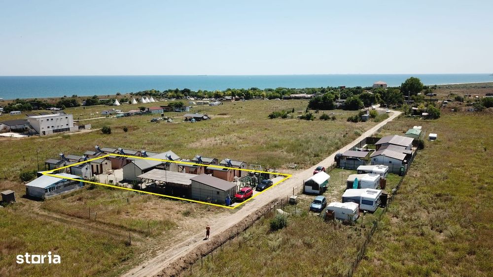 Complex 14 căsuțe de vacanta în Corbu, Constanța – vedere la mare