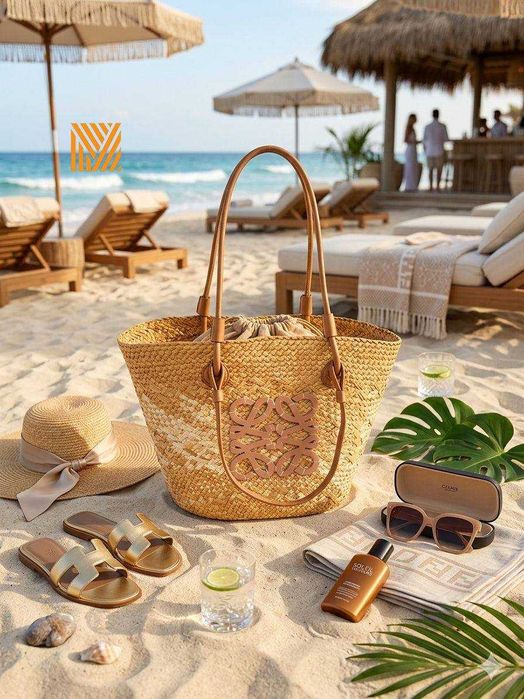 Geanta dama rafie plaja