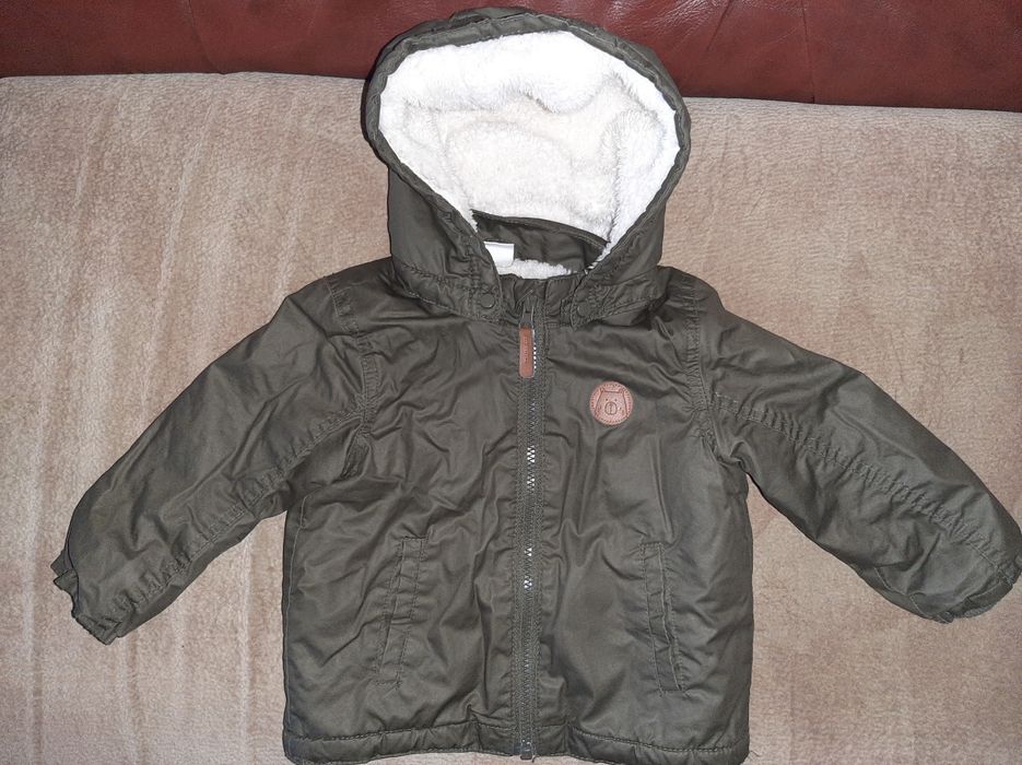 Geacă îmblănită copii H&M,Nr:86