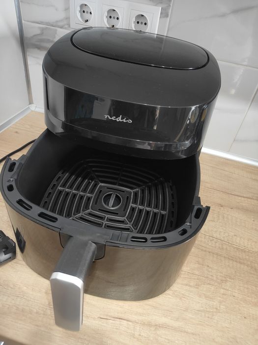 AirFryer/ Friteuza, Nedis, Aer cald, 7, 2 l, Temporizator 240 min