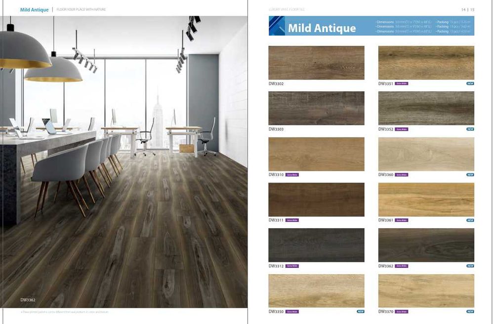 Кварц - виниловая плитка Daejin Decoria