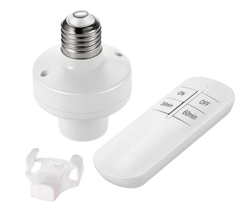 Адаптер за лампа с дистанционно, Е27 цокъл