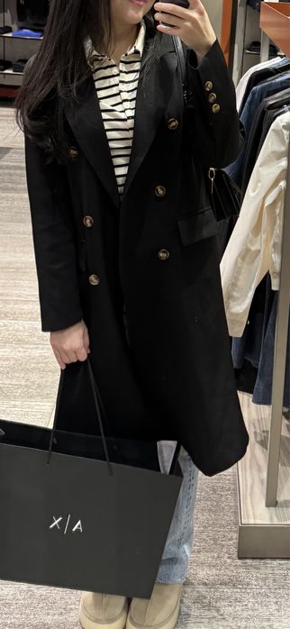 Продам черный тренч