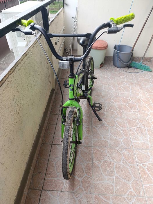 Колело, детско, зелено, 14 инча