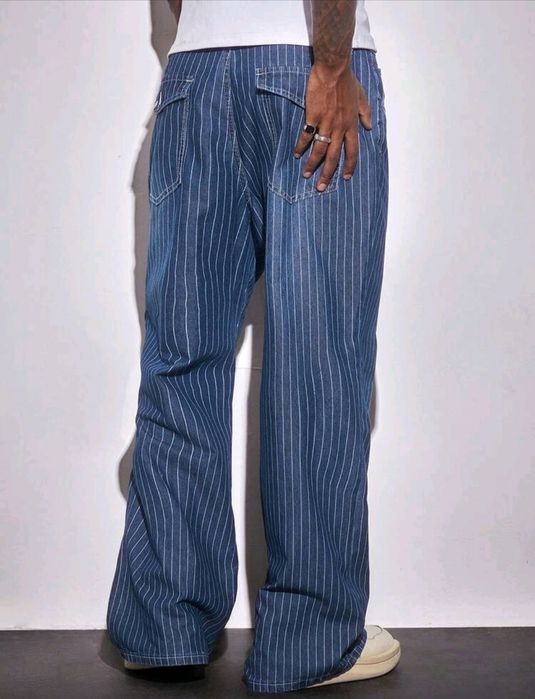 Нови камуфлажни baggy дънки панталони Casual Loose Fit Jeans ХЛ 32/34