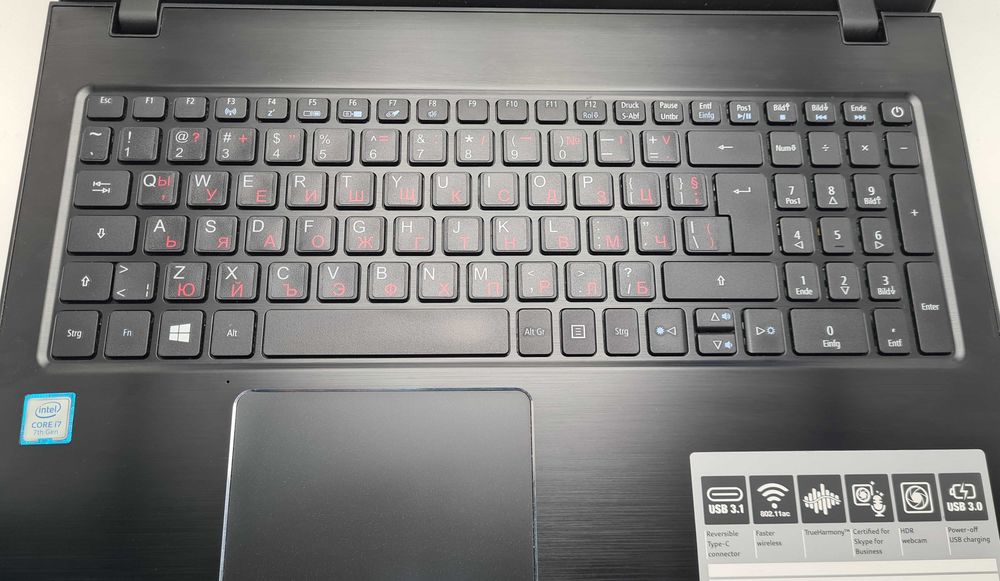 Acer Aspire E5-576 i7 7500U/16GB/256SSD/500HDD/FHD