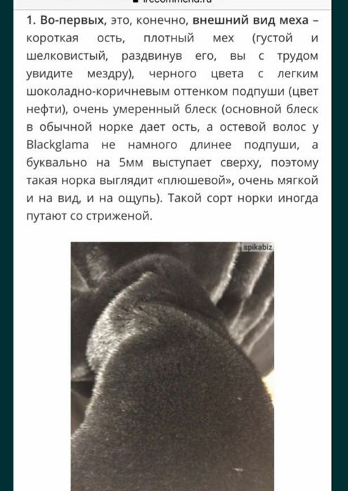 Норковая шуба BLACKGLAMA