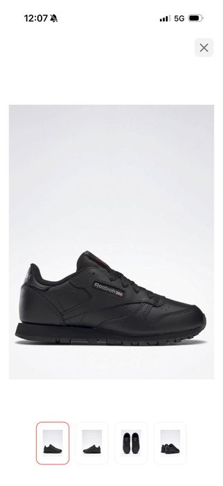 Кроссовки Reebok CLASSIC LEATHER черный
