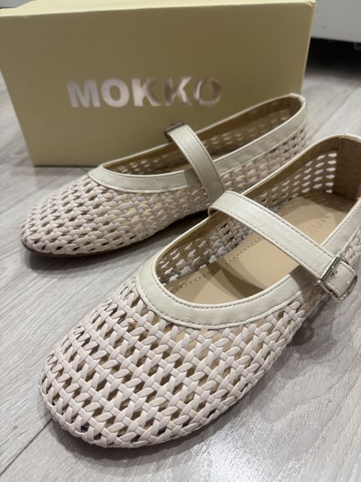 Женская обувь балетки в сетку