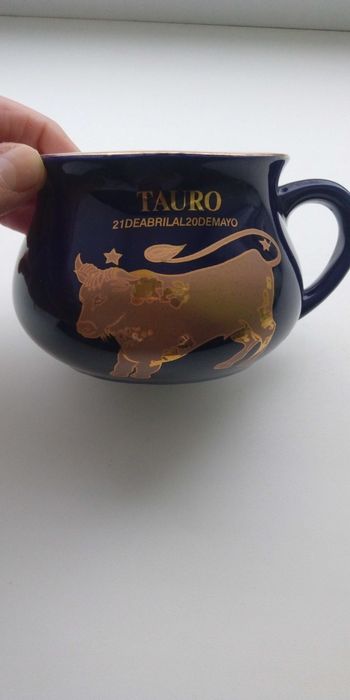 Кружка декоративная "золотой телец"