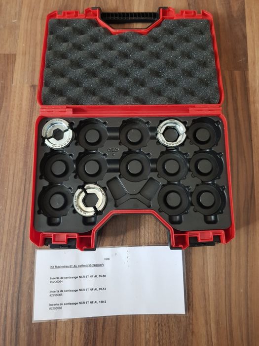 Hilti Set bacuri sertizare conectori electrici