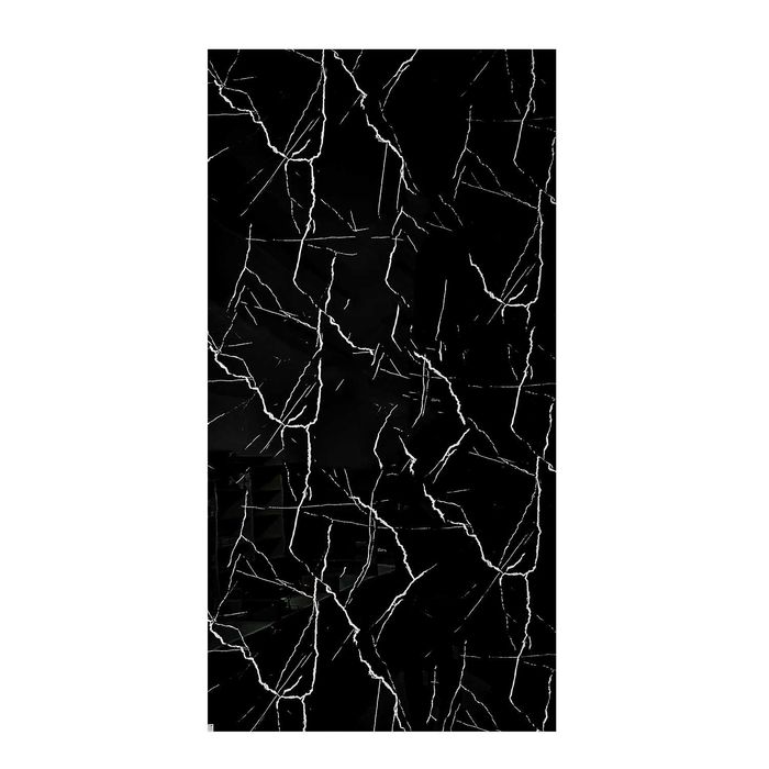 ПРОМО! ПВЦ панел стенен , мраморен PVC - №5 - NERO - 122/244 cm - 3mm