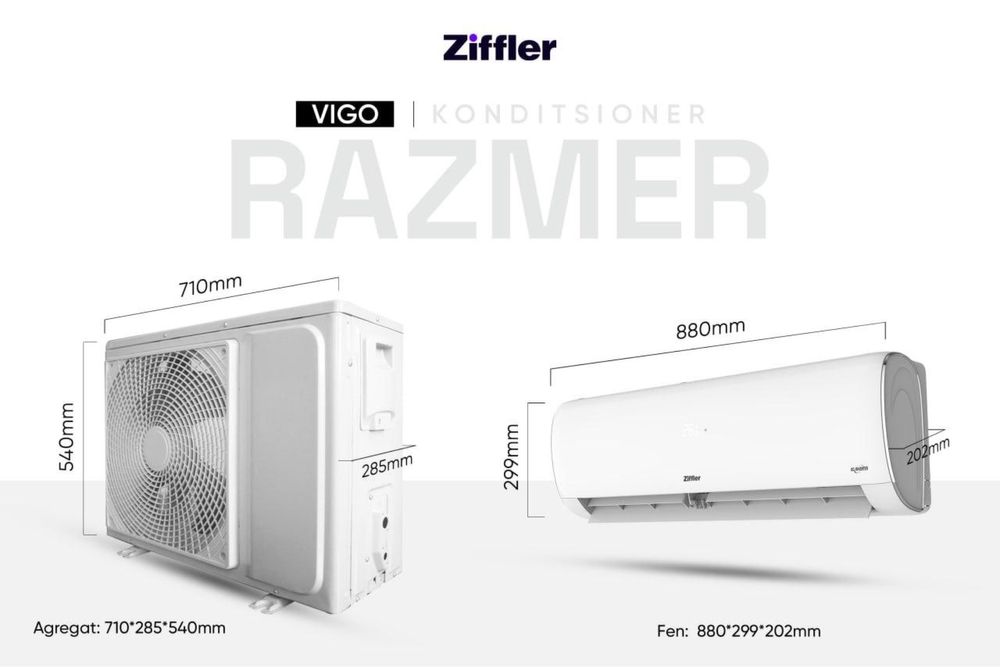Кондиционер ZIFFLER  12  Full DC Invertor 2026