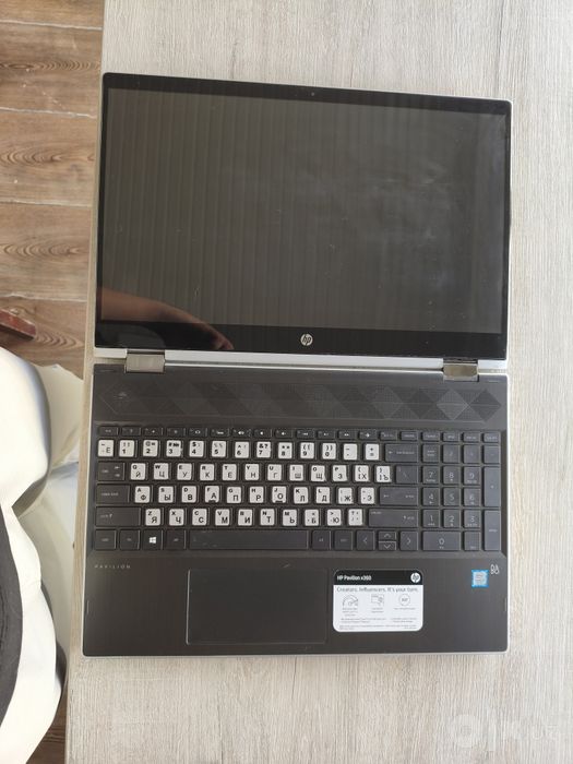 Ноутбук HP Pavilion x360 i3-8th Gen / 4GB RAM / 16GB Optane / 1TB HDD