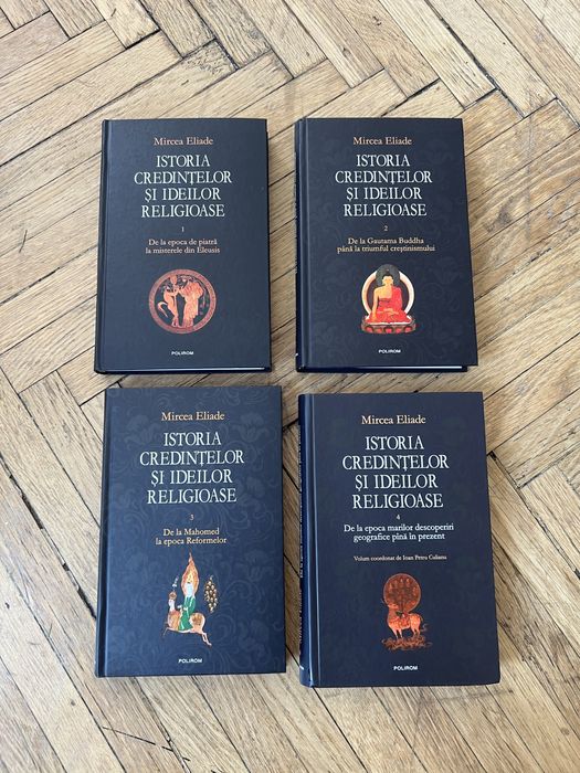 Carte “Istoria credintelor si ideilor religioase” Mircea Eliade - set 4 volume