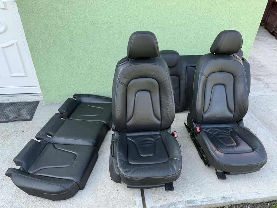 Vand scaune si bancheta de piele pentru audi a5