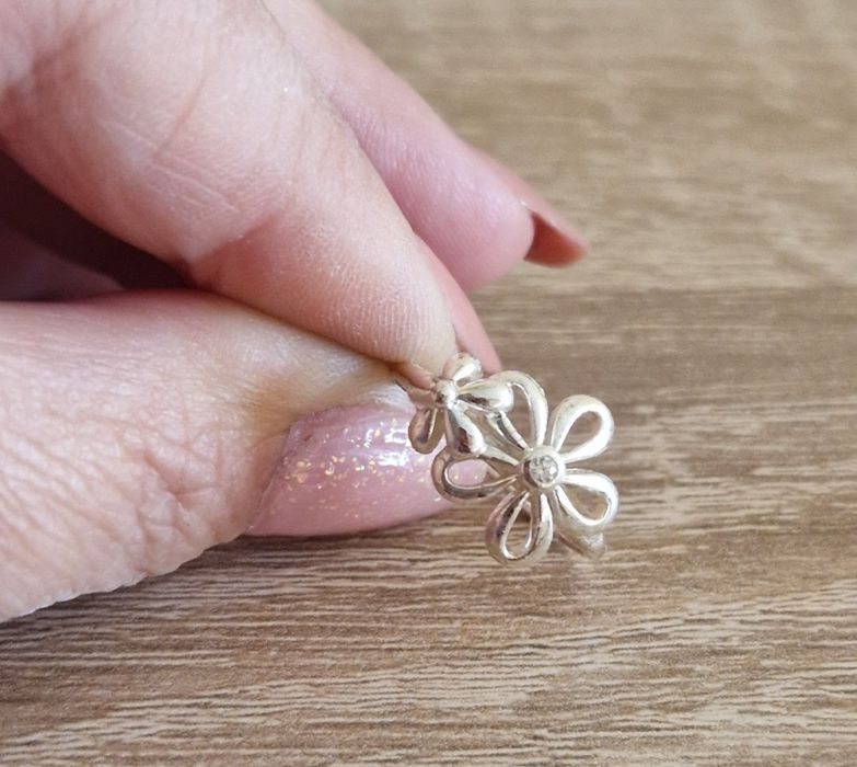 AG3, inel argint 925, nou/ marcat, model floare