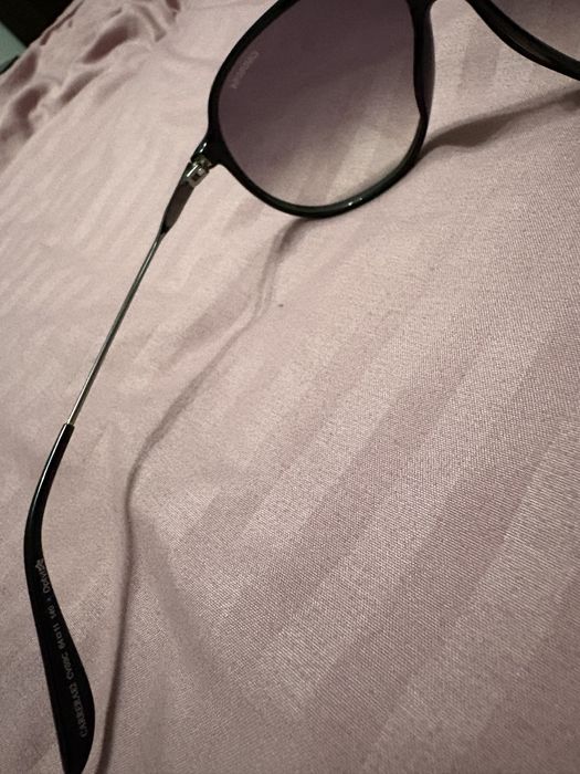 Ochelari de soare Carrera stil Aviator negri + toc original