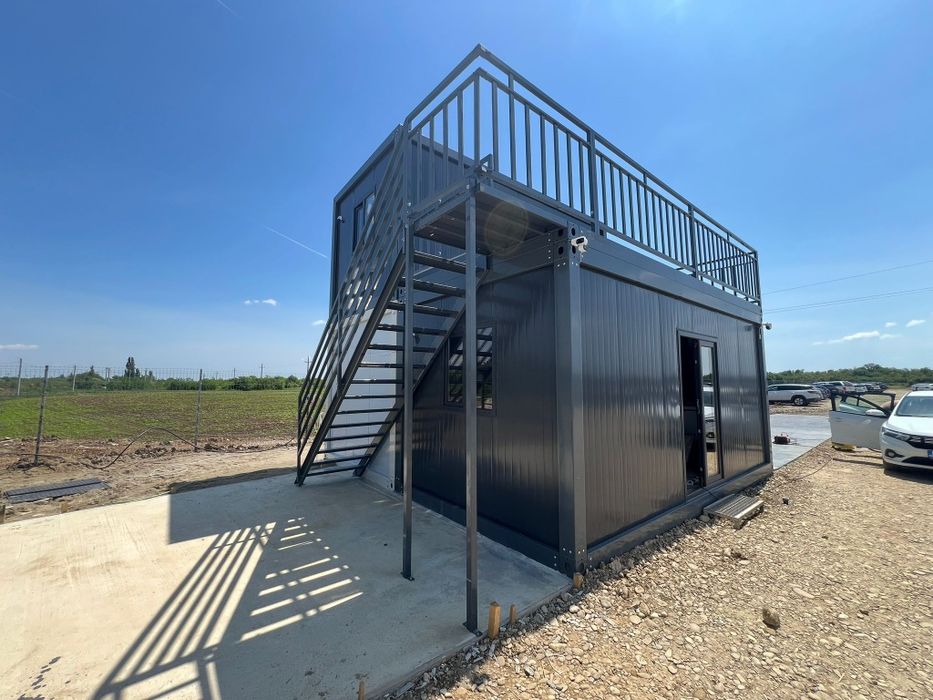 Containere modulare de locuit, birou sau depozitare, cabina paza, WC
