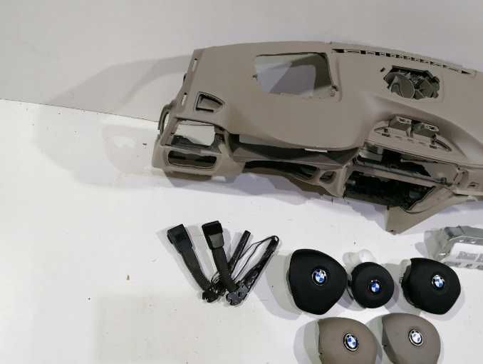 BMW F30 F34 seria 3 4 plansa bord BEJ  HUD - kit airbag volan pasager