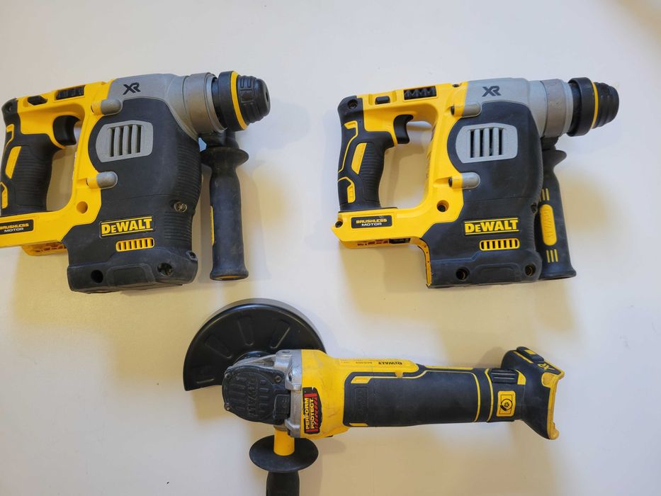 Перфоратори DeWALT DCH и Milwaukee M18 ONEFHPX и ъглошлайф DeWALT DCG405