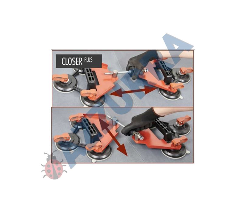 Ventuze vacuum  Sistem fixare unghiuri, Vibrator placi