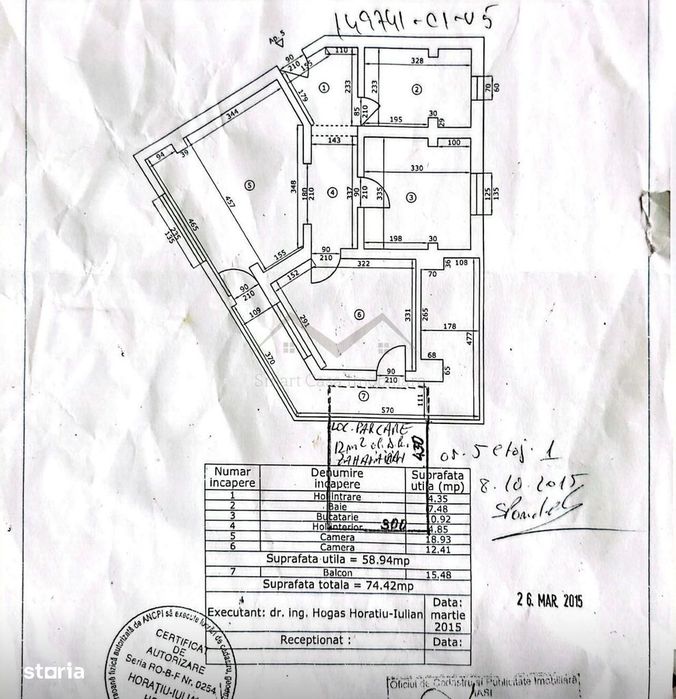 Apartament 2 camere decmoandat Cug-Providenta