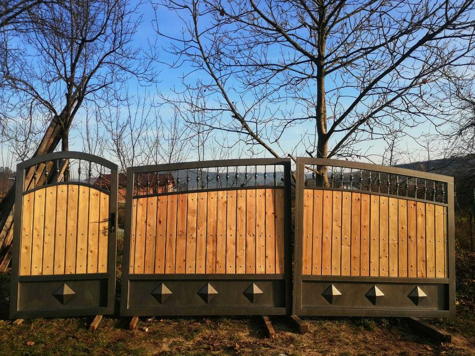 Poarta auto, pietonala la comandă – design unic!