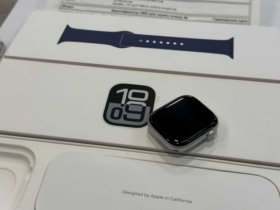 Apple Watch Series 10 46mm Silver Aluminum – GPS ГАРАНЦИЯ!
