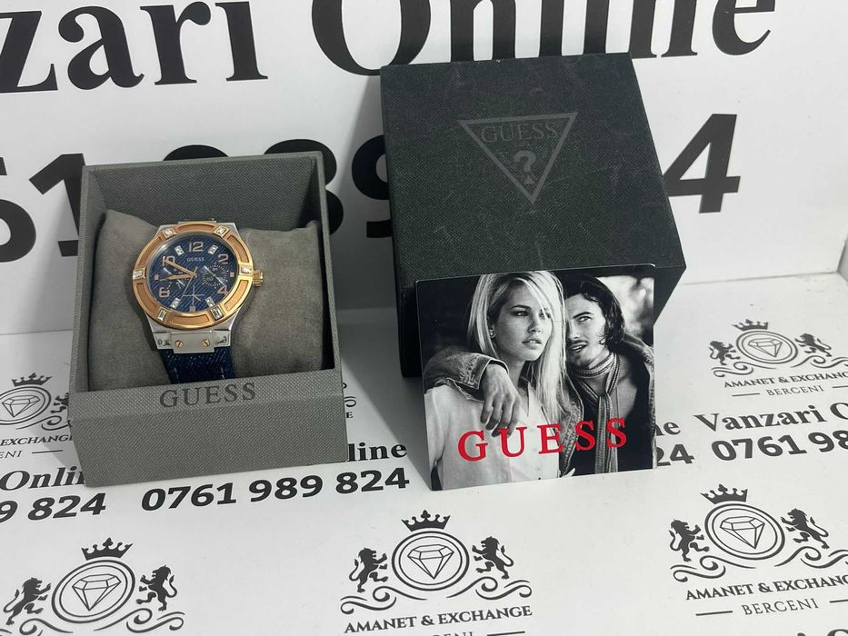 Ceas GUESS Dama BLUE DENIM AmanetRahova 295