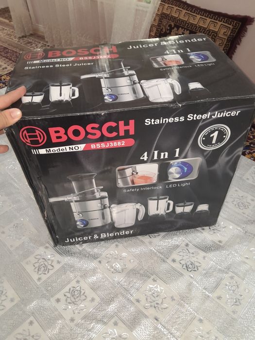 Bosch sokvijimalka 4tasi 1da yangi ishlanmaga