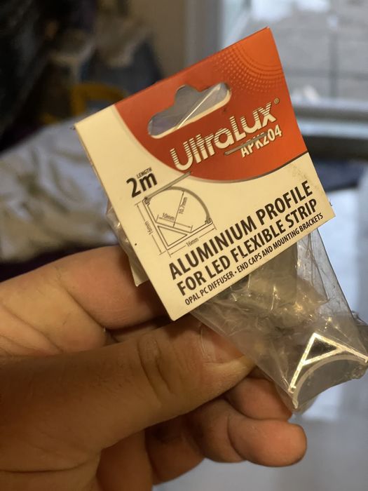 Pofil Led colț Semirotund