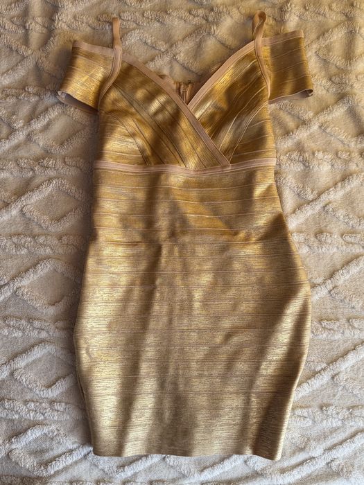 Нова рокля Guess Zara бандажна рокля стягаща herve leger еластична