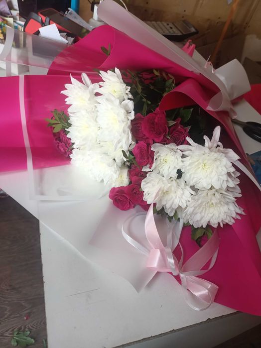 Розы цветы букеты Костанай Доставка