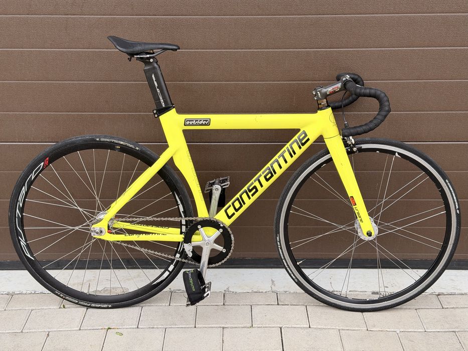 Bicicletă fixie / single speed Constantine – roți aero, ușoară
