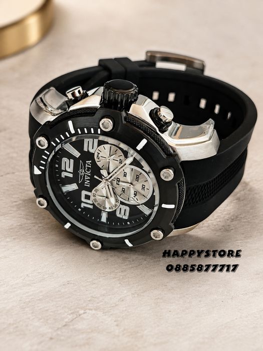 INVICTA Diver Black/Silver 52 mm, Инвикта нов мъжки часовник