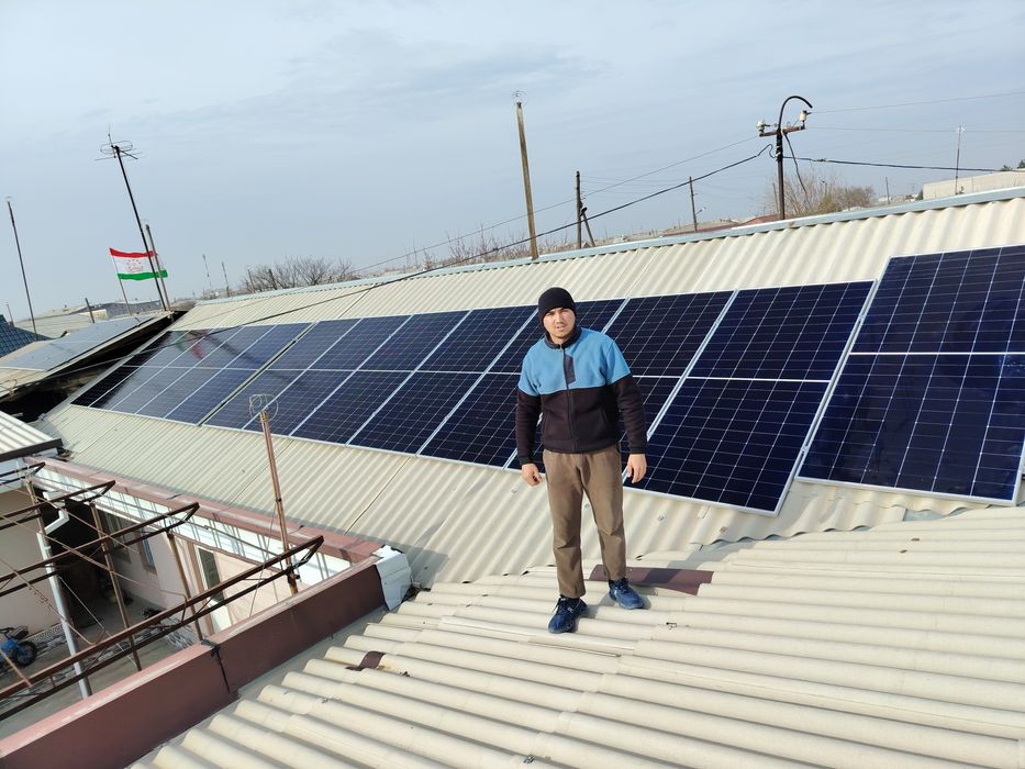 Quyosh panel oʻrnatish va tamirlash xizmati Солнечные панел установкa