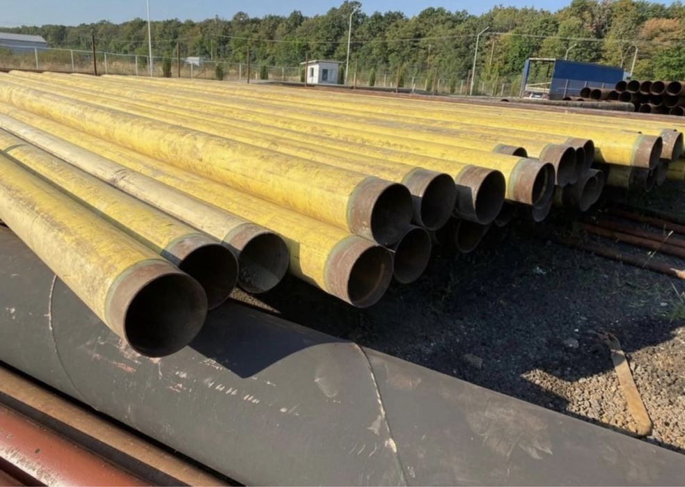 Teava metalica de gaze si apa