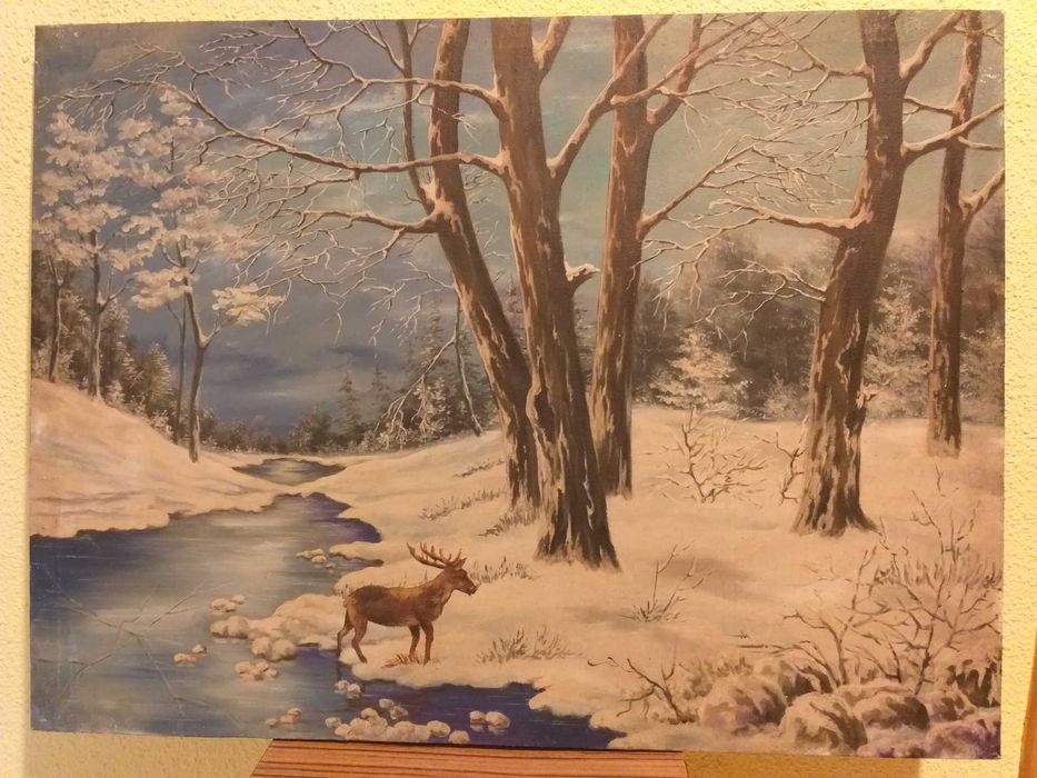 Pictura ulei pe panza 80x60 cm
