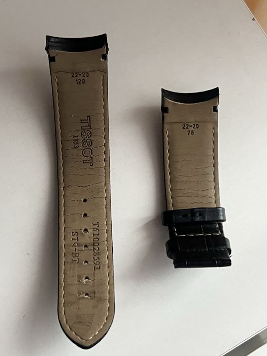Оригинальный коженый ремешок Tissot
