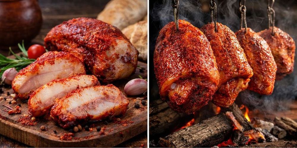 Домашнее копчёный