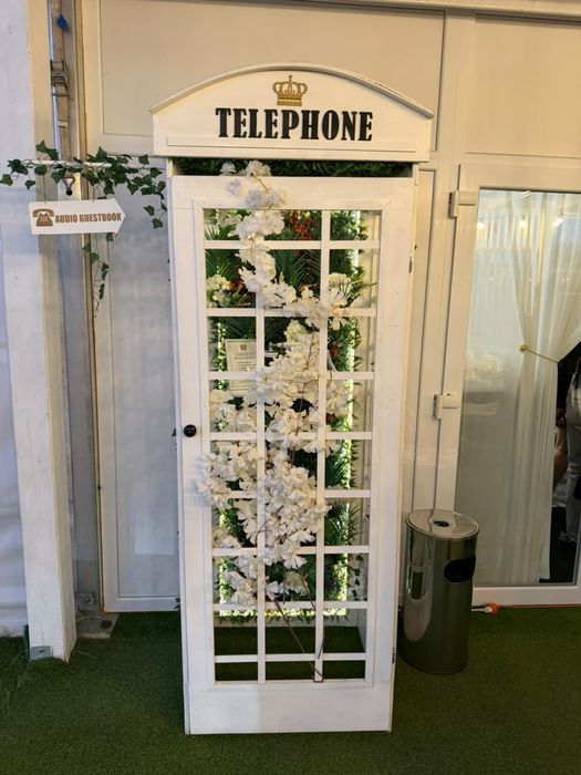 Vand cabina telefonica + audio guest book