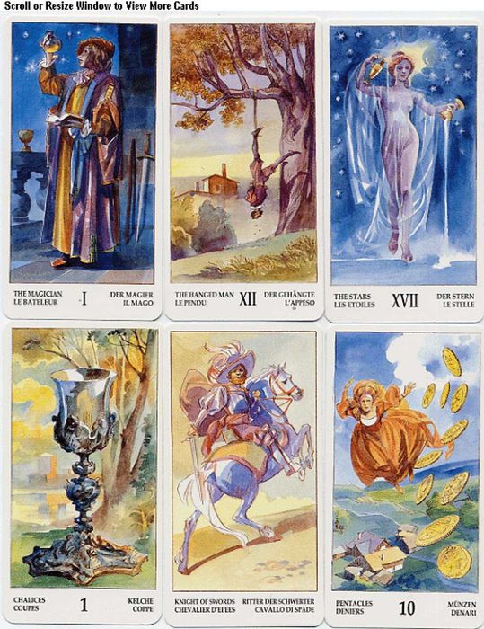 Tarot of The Renaissance, Golden Art Nouveau Tarot
